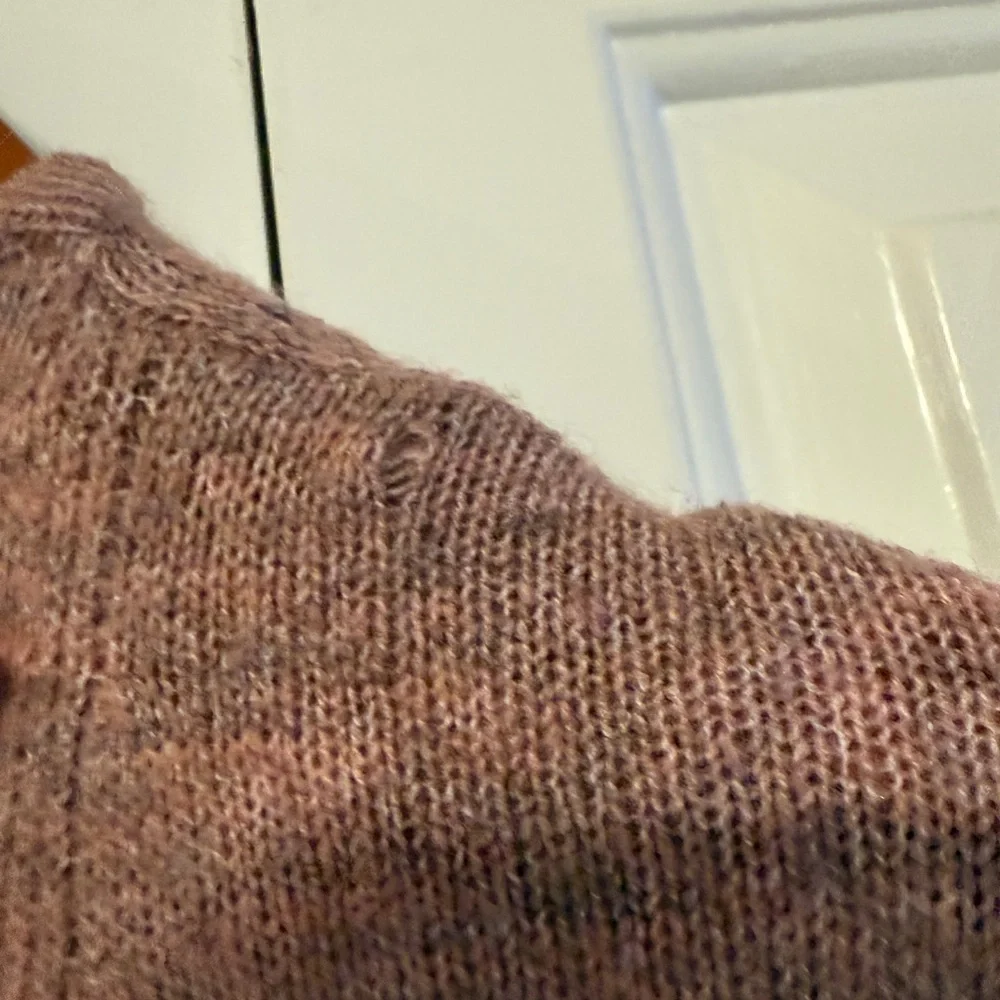 Marled by RC Warm Red Tan Knit Sweater Size XL - Picture 5 of 10